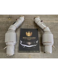 LAMBORGHINI GALLARDO Hi-Flow Catalytic Convertors - Stainless Steel with Heat Shields (2004-2008)