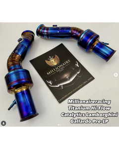 Lamborghini Gallardo Titanium Hi-Flow Catalytic Converters